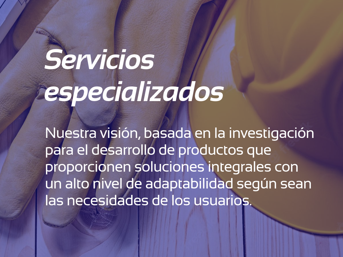 Servicios especializados
